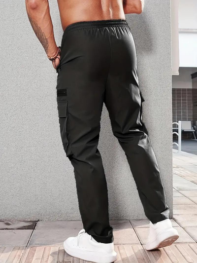 Nero Cargo Hose | Herren Casual Drawstring Jogger