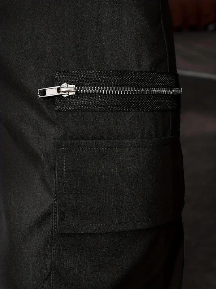 Nero Cargo Hose | Herren Casual Drawstring Jogger