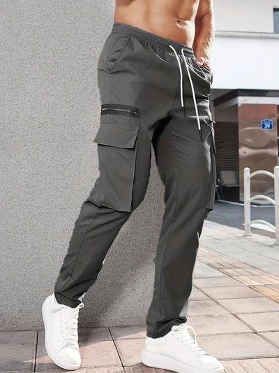 Nero Cargo Hose | Herren Casual Drawstring Jogger