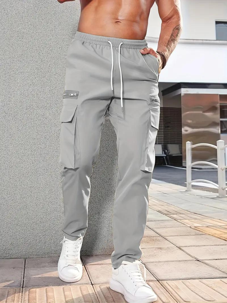 Nero Cargo Hose | Herren Casual Drawstring Jogger
