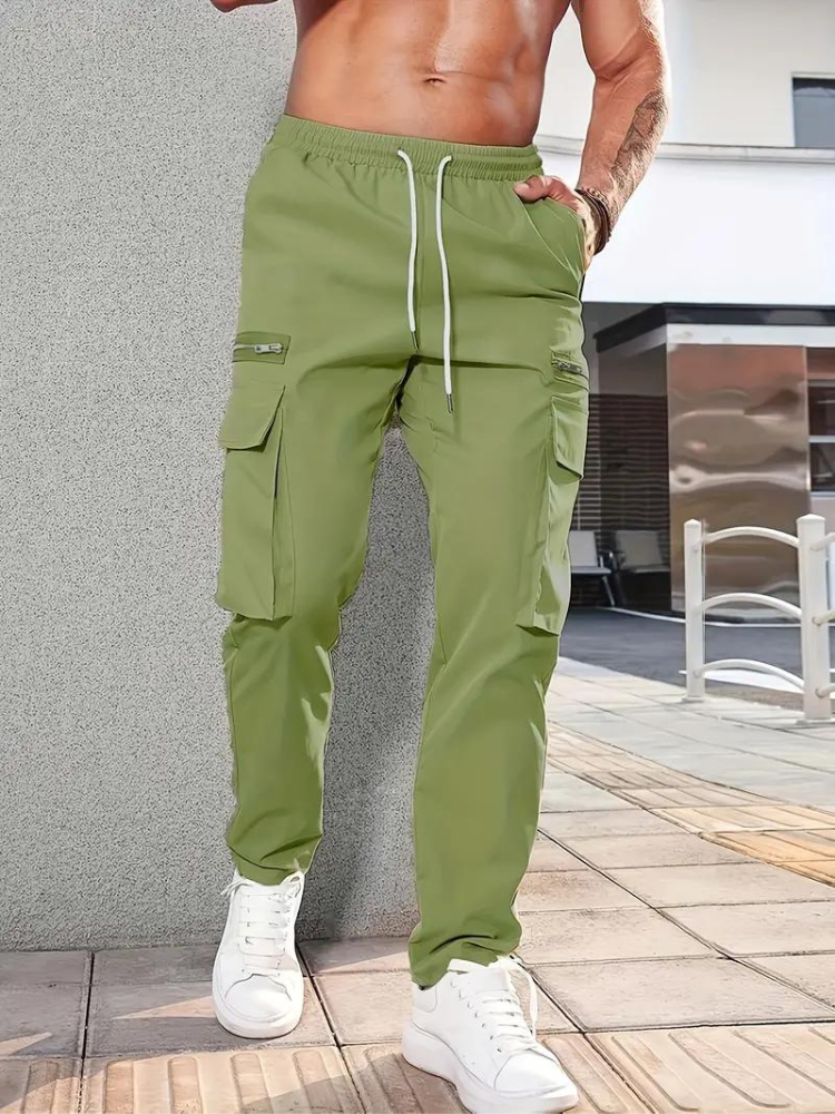Nero Cargo Hose | Herren Casual Drawstring Jogger