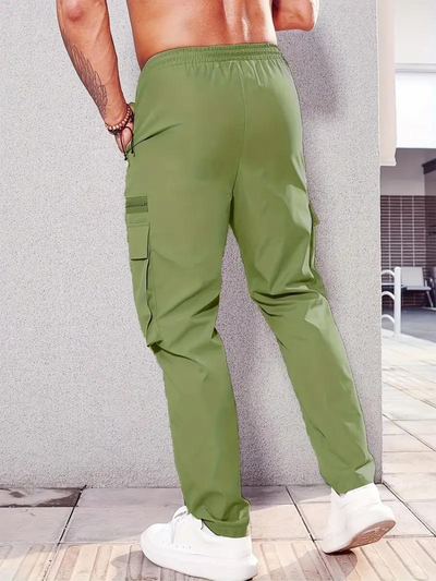 Nero Cargo Hose | Herren Casual Drawstring Jogger