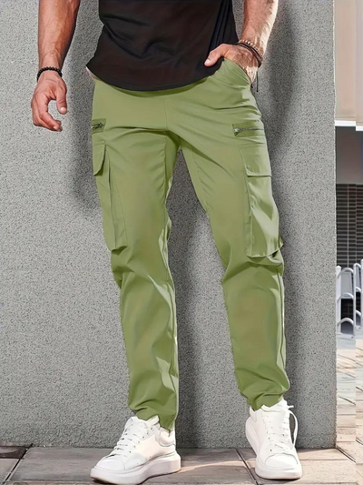 Nero Cargo Hose | Herren Casual Drawstring Jogger