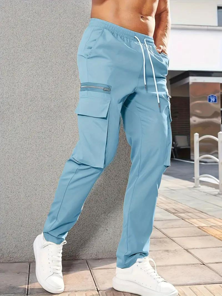 Nero Cargo Hose | Herren Casual Drawstring Jogger