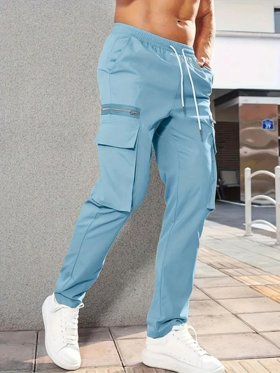 Nero Cargo Hose | Herren Casual Drawstring Jogger