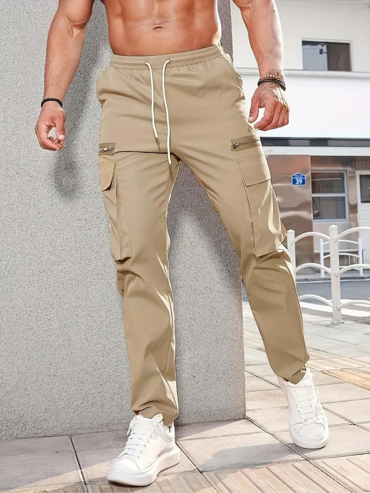 Nero Cargo Hose | Herren Casual Drawstring Jogger