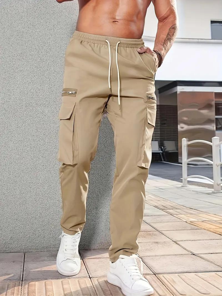 Nero Cargo Hose | Herren Casual Drawstring Jogger