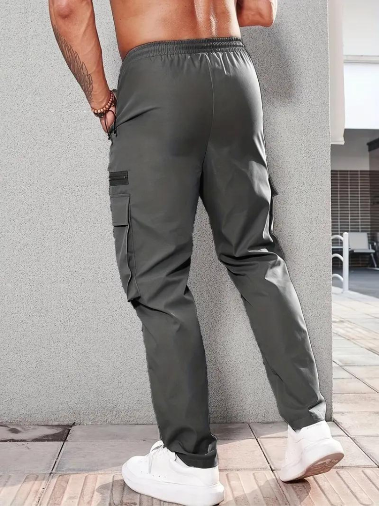 Nero Cargo Hose | Herren Casual Drawstring Jogger