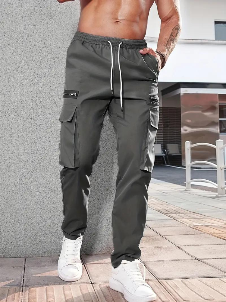 Nero Cargo Hose | Herren Casual Drawstring Jogger