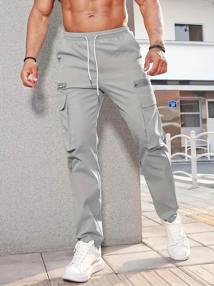 Nero Cargo Hose | Herren Casual Drawstring Jogger
