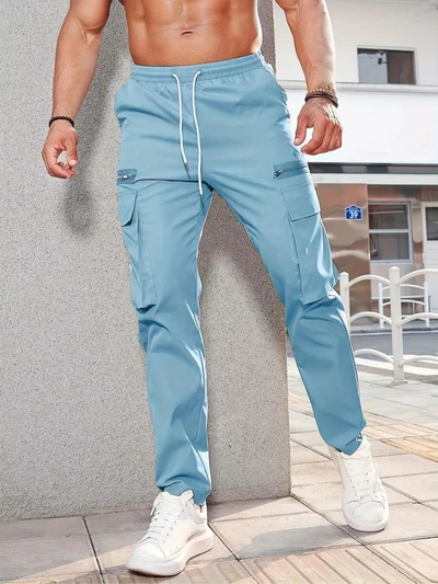 Nero Cargo Hose | Herren Casual Drawstring Jogger