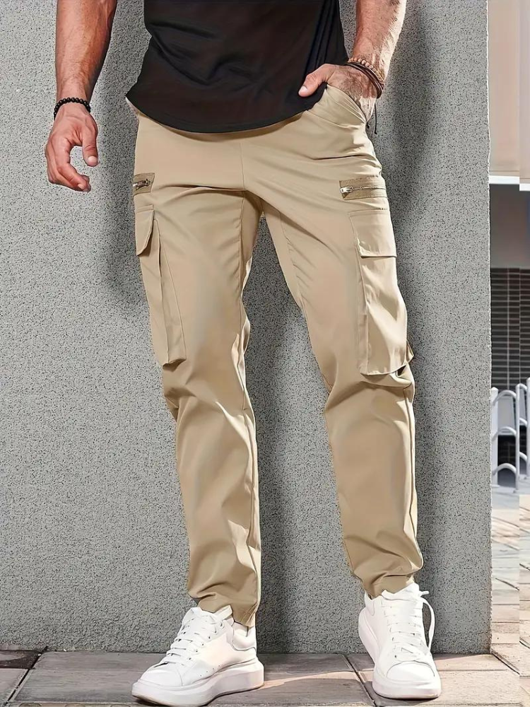 Nero Cargo Hose | Herren Casual Drawstring Jogger