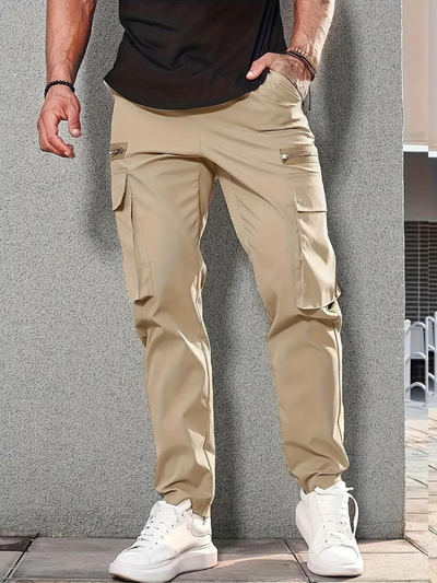 Nero Cargo Hose | Herren Casual Drawstring Jogger