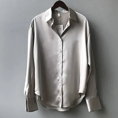 Arlette® | Lässige, lockere Satinbluse