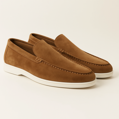 Loafers für Herren - Italienische Wildleder Halbschuhe für den Sommer