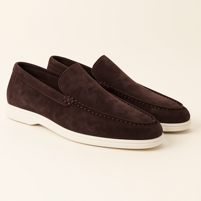 Loafers für Herren - Italienische Wildleder Halbschuhe für den Sommer