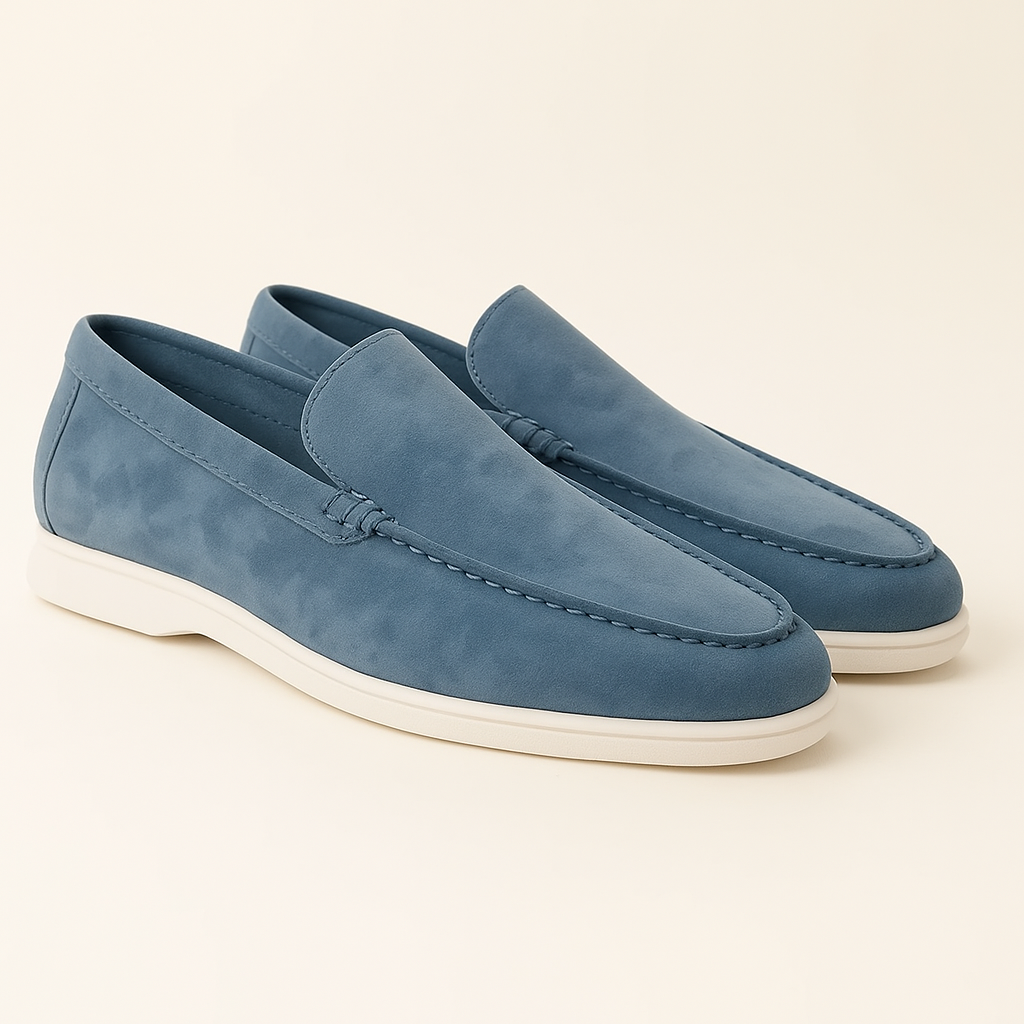 Loafers für Herren - Italienische Wildleder Halbschuhe für den Sommer