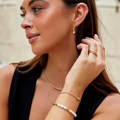 Niyah Kristall Goldarmband