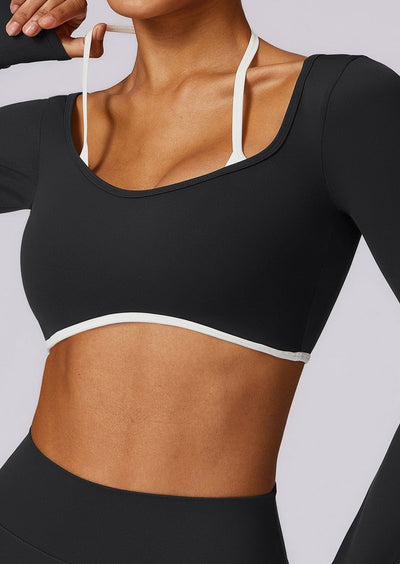 T-Shirt mit integriertem BH – Elite