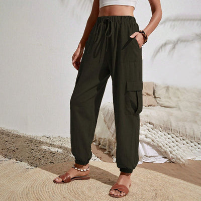 Amina leichte Cargohose | Farbige luftige Sommerhosen Damen - Perfekt für den Sommer