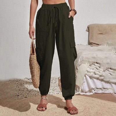 Amina leichte Cargohose | Farbige luftige Sommerhosen Damen - Perfekt für den Sommer