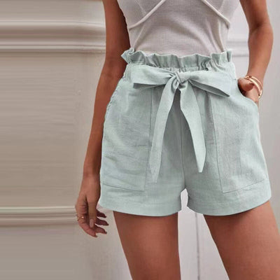 Kika Baumwoll-Leinen-Shorts | Sommerliche Bermudas Damen