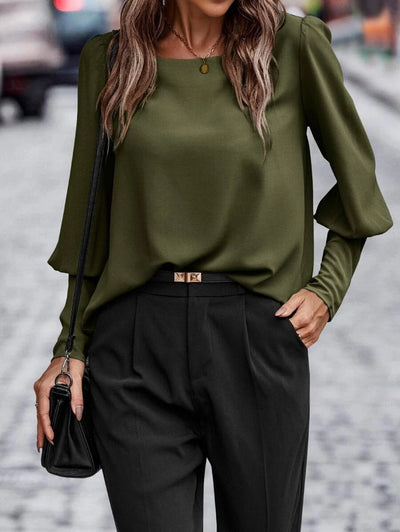 Anis® | Bluse mit O-Ausschnitt