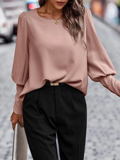 Anis® | Bluse mit O-Ausschnitt