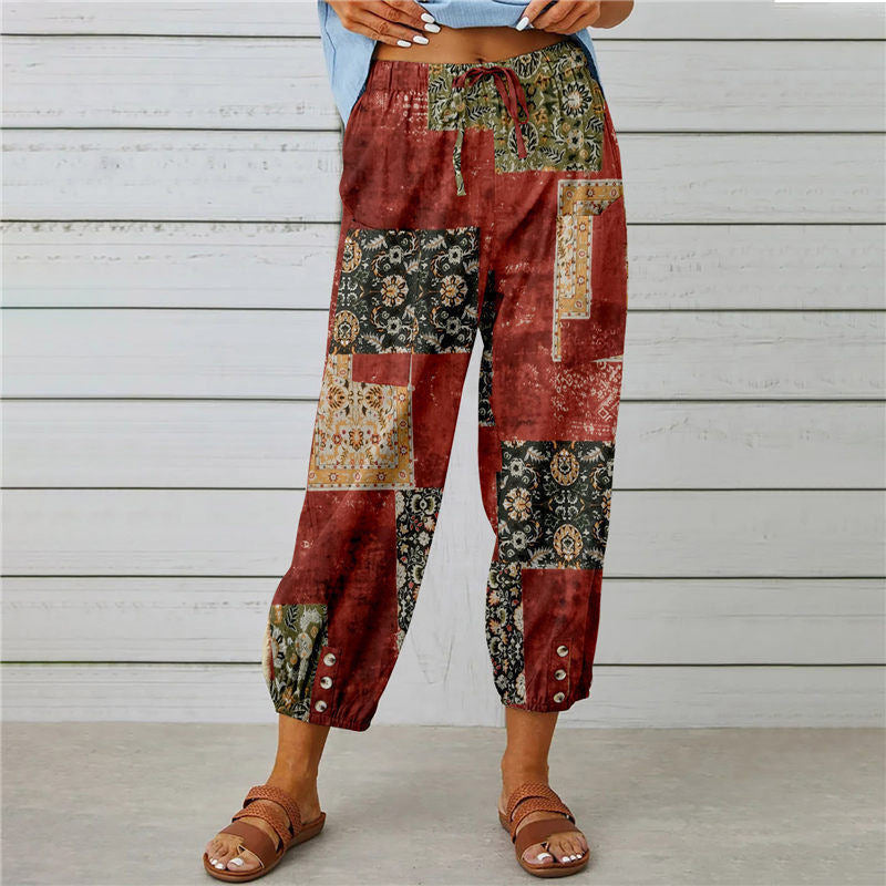 Ziza Yogahosen | Boho Luftige Sommerhosen Damen - Perfekt für den Sommer