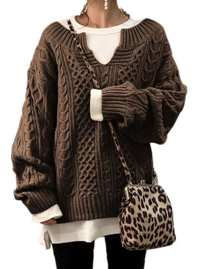 DAME CASUAL STRICKPULLOVER | BEQUEM, MODERN, VIELSEITIG