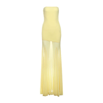 Ayana -  Schmales Bustier-Maxikleid