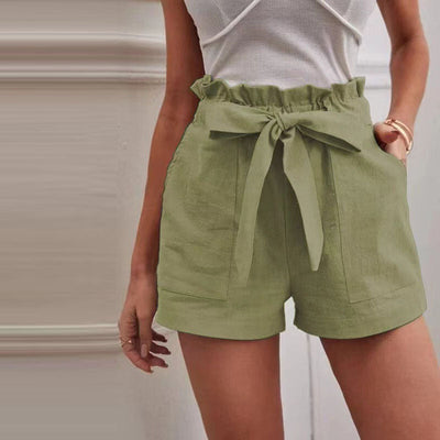 Kika Baumwoll-Leinen-Shorts | Sommerliche Bermudas Damen