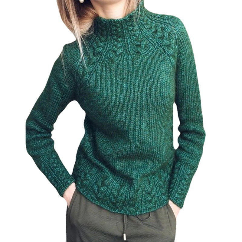 DAMES KABELSTRICKPULLOVER | ELEGANTER WARMER STIL
