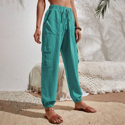 Amina leichte Cargohose | Farbige luftige Sommerhosen Damen - Perfekt für den Sommer