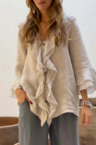 Anneliese® | Stilvolle Rüschenbluse