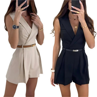 Lucia - Stilvolle ärmellose Jumpsuit