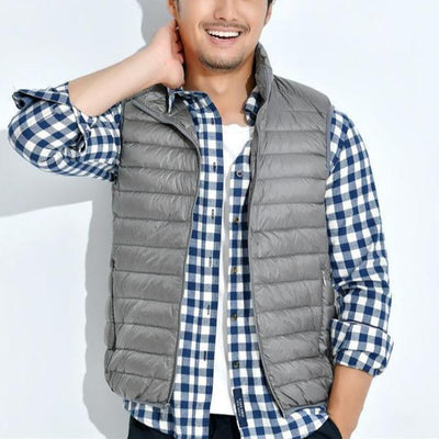 Weste für Herren - Leichte wattierte Sommerjacke für den Sommer