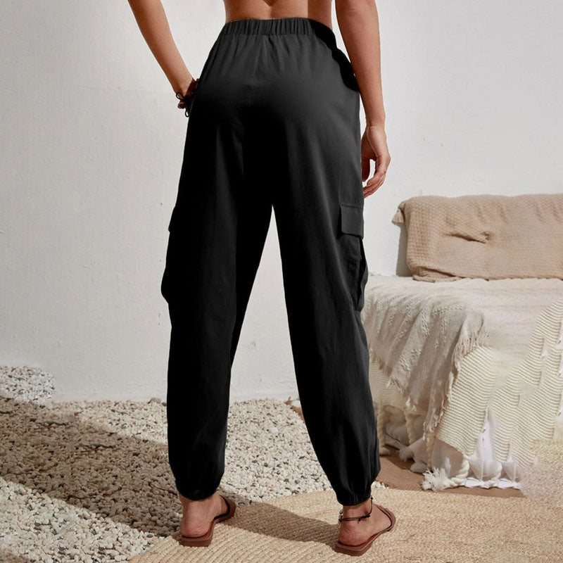 Amina leichte Cargohose | Farbige luftige Sommerhosen Damen - Perfekt für den Sommer
