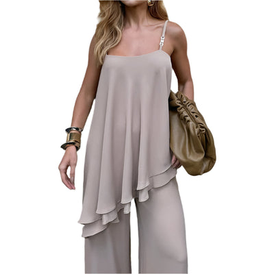 Carly - Voluminöses Jumpsuit mit Rüschen-Details