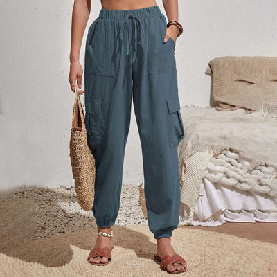 Amina leichte Cargohose | Farbige luftige Sommerhosen Damen - Perfekt für den Sommer