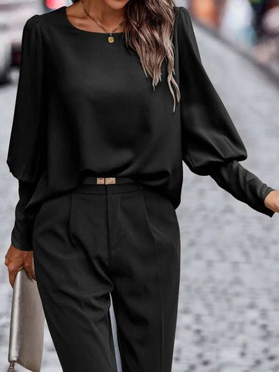 Anis® | Bluse mit O-Ausschnitt