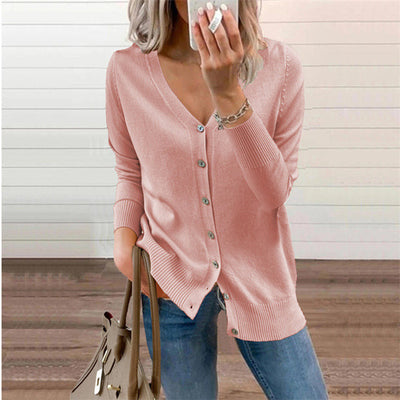Basic-Strickcardigan | V-Ausschnitt | Zeitlos & Vielseitig