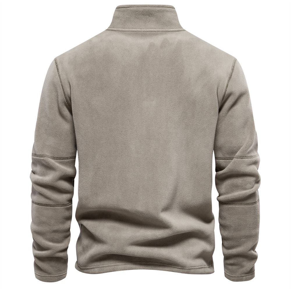 Warmer Rollkragenpullover aus Fleece für Herren