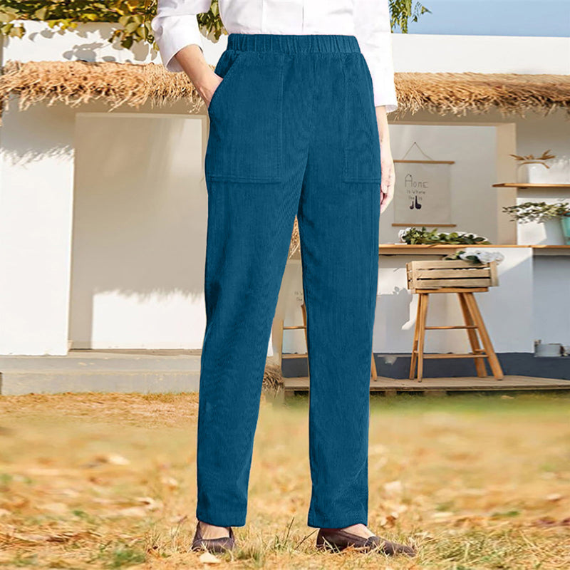 Sommerhose für Damen – Elegante Luftige Hose mit Gummibund