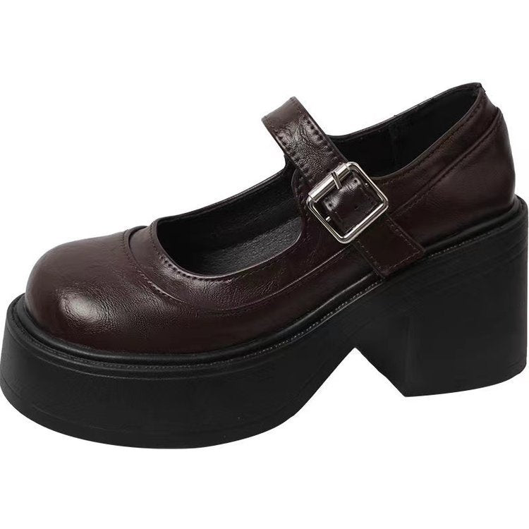 Retro Dirndl Schuhe für Damen | Plateau