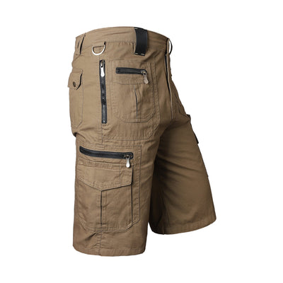 Sommer Cargo Shorts für Herren - Leichte Kurze Wanderhose