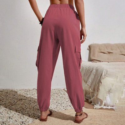 Amina leichte Cargohose | Farbige luftige Sommerhosen Damen - Perfekt für den Sommer