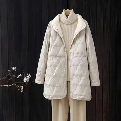 Fenya | Wende-Daunenjacke Mit Leichtem Steppmuster