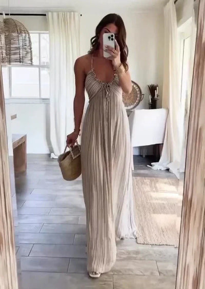 Lenara™ | Sommerliches Hochbundkleid