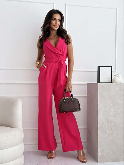 Jumpsuit für Damen - Sommerlicher Wickel-Jumpsuit für Hochzeiten